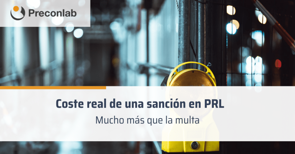 Sanción en PRL